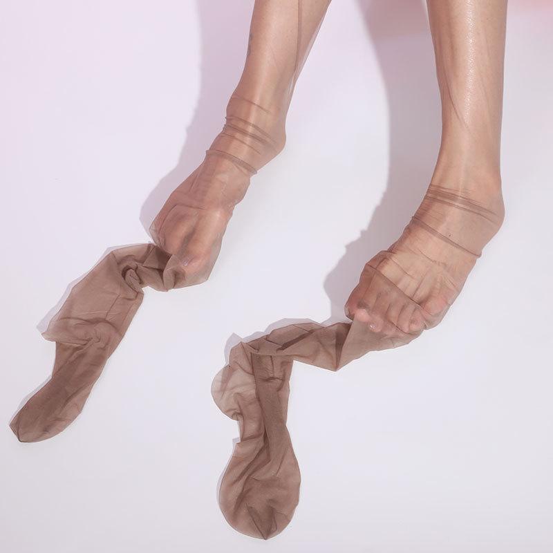 1DUltra-Thin Men's Stockings Snagging Resistant Pantyhose plus Size Sexy Silky Black Silk Penis Ring Temptation Invisible