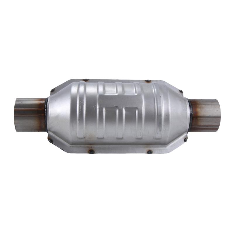 A20F-Universal Catalytic Converter 400 Cells High Flow Muffler Catalytic Converter Euro 1 Round Stainless Steel