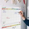 A3 Magnetic Weekly & Monthly Planner Whiteboard Fridge Magnet Flexible Daily Message Drawing Refrigerator Bulletin White Board