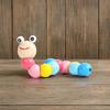 1pc Wooden Caterpillar Puppet Children Montessori Early Education Toys Adorable Learning Toy for Boy Girl Birthday Gift TMZ