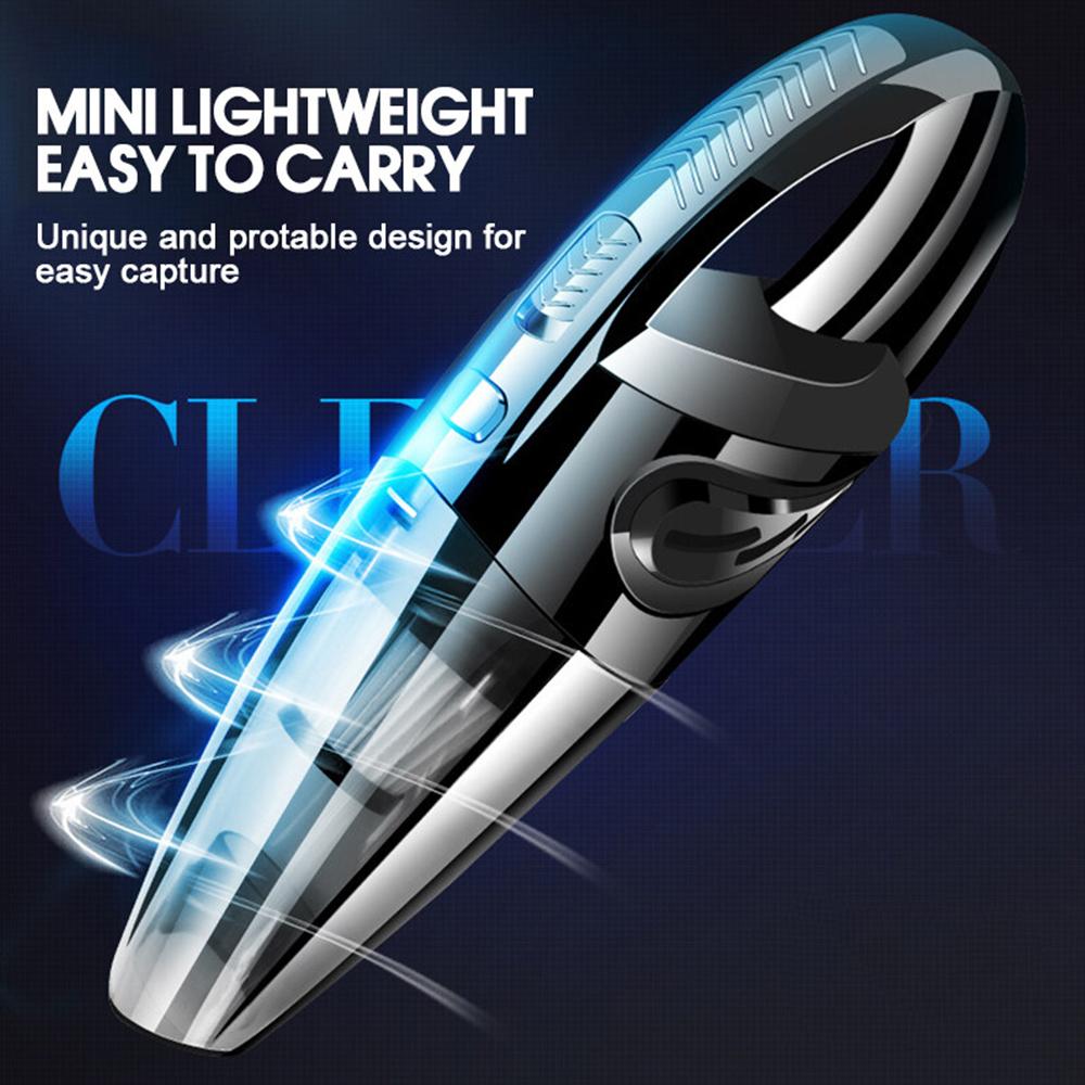 

Портативний міні бездротовий автомобільний пилосос подвійного призначення для дому та автомобіля Ручний пилосос для вологого та сухого прибирання Автомобільна прибиральна машина United States