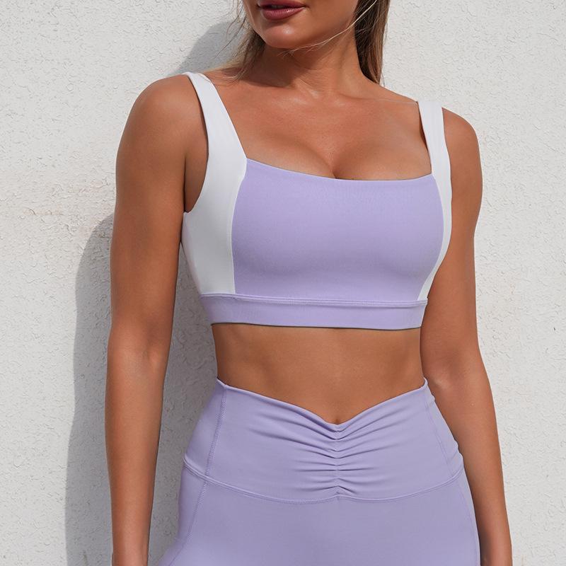 Cross-Border High-Waist Yoga Set: Quick-Dry Sports Bra & Long Pants