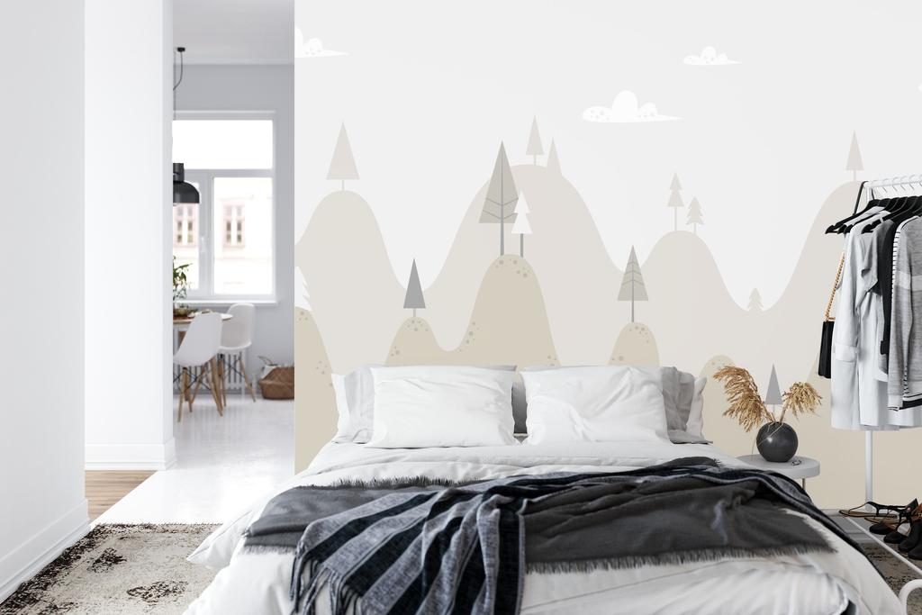 Photomural Fairytale Hills Washable Fleece 450x300