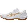 Court Control FF 4 Comfortable Fit Rebound Support Badminton Shoes Unisex Sneaker White Orange 1071A125-100