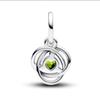 Pandora Spring Green Eternity Circle Dangle Charm 793125c08