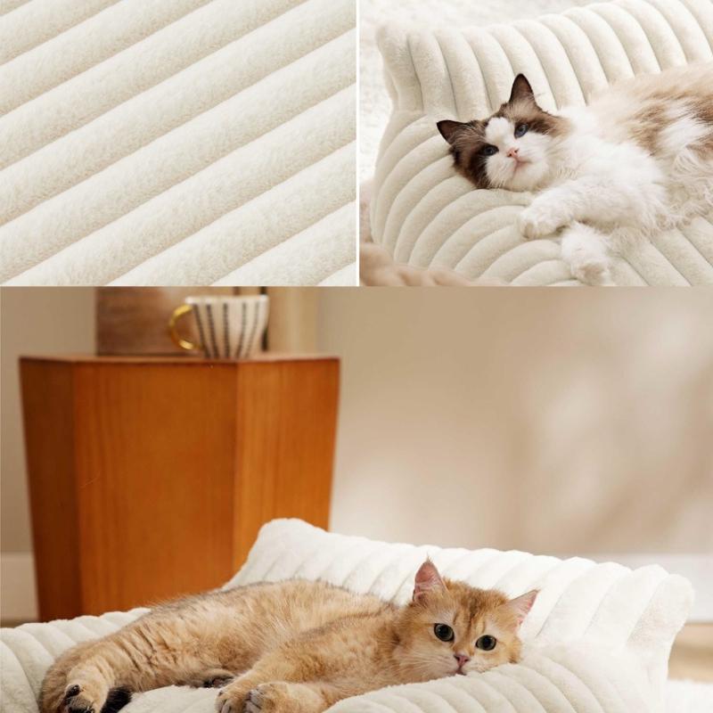 Kennel cat nest universal in all seasons removable and washable grid wavy warm cat sofa pet cat bed