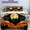 3pcs Bat, Spooky Night Duvet Cover Set, Soft Comfortable Duvet Cover,Guest Room (1*Duvet Cover + 2*Pillowcase, Without Core) yy251104136