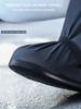 Men's and Women's High Tube Shoe Cover with Pressed Edge and Thickened Sole Wear Resistant and High Quality Rainproof Shoe Cover