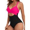 One Piece Women Set Swimsuit Print  Backless Puch Up Solid Sexy Women's Swimwear Bandage Ruched Female Bathing Suit Beachwear