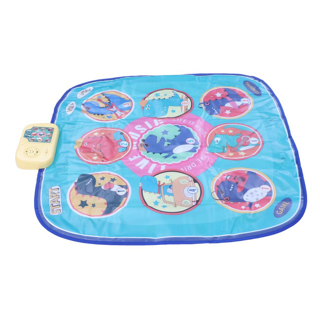 Dance Mat Foldable Music Challenge Levels Dinosaur Electronic Dance Pad for Children Toddler