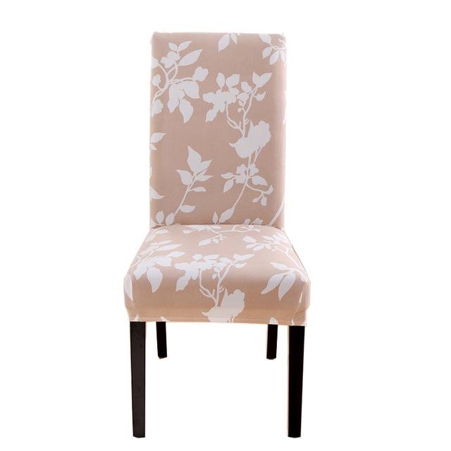 Spandex Chair Cover Stretch Home Dining Elastic Floral Print Chair Covers Multifunctional Spandex Elastic Cloth Universal Size