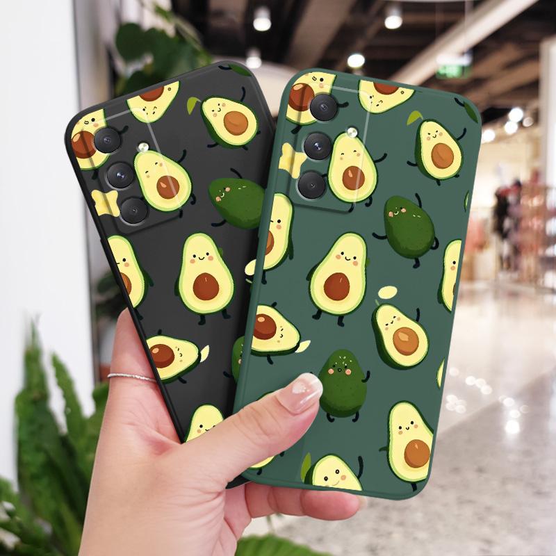 Swinging Avocado Phone Case For Samsung Galaxy A17 A07 A56 A36 A26 A16 A06 A55 A35 A25 A15 A05 A54 A34 A24 A14 A04 Silicone Cove
