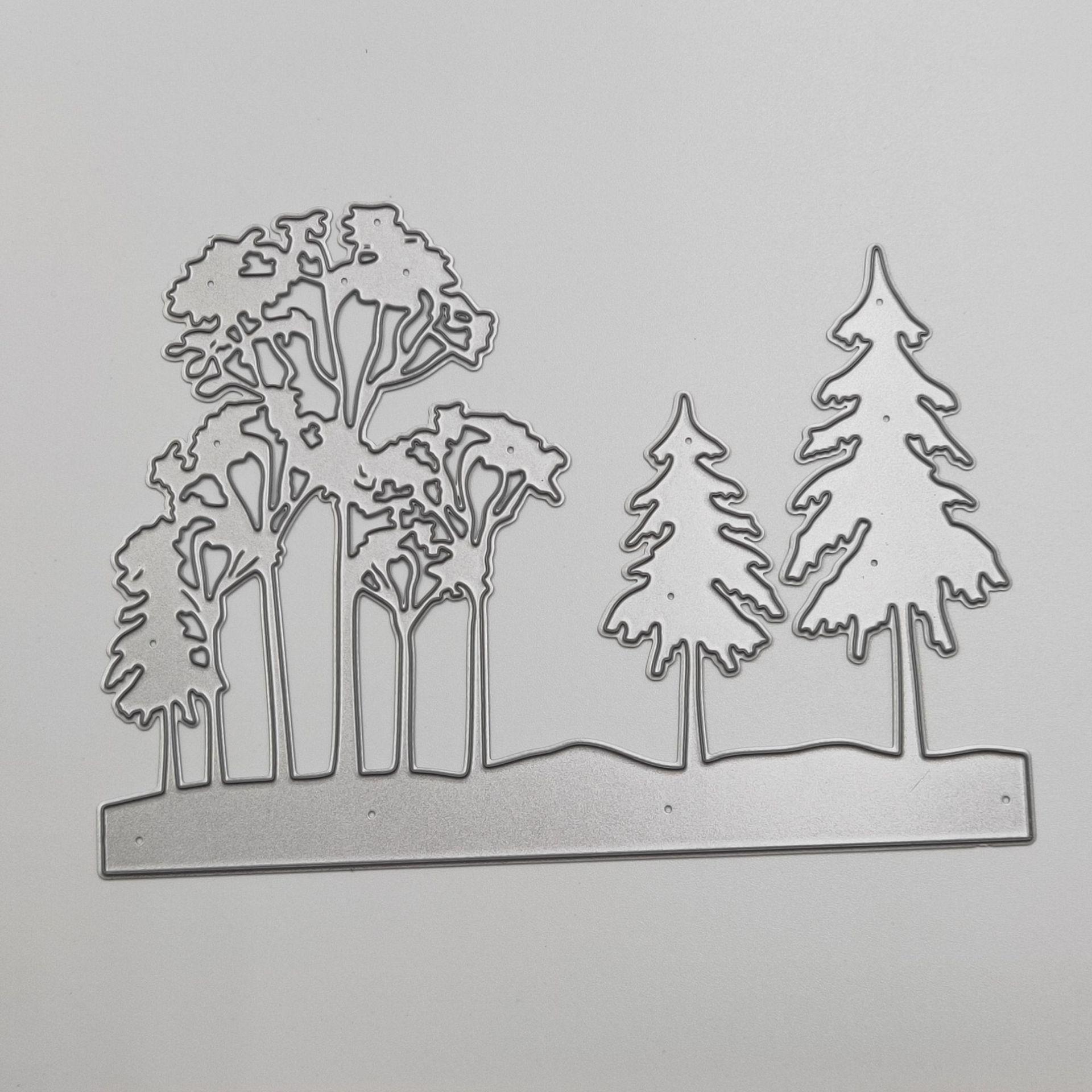 Листья Металлические режущие штампы для скрапбукинга DIY Альбом Декор Тиснение Ручное ремесло Штампы Вырезанные бумажные карты Инструмент серебряный