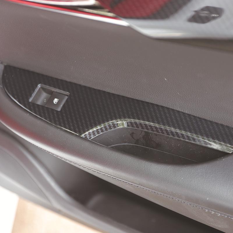 3D Peach Wood Carbon Fiber Interior Trim for 2014-2017 Cadillac ATS