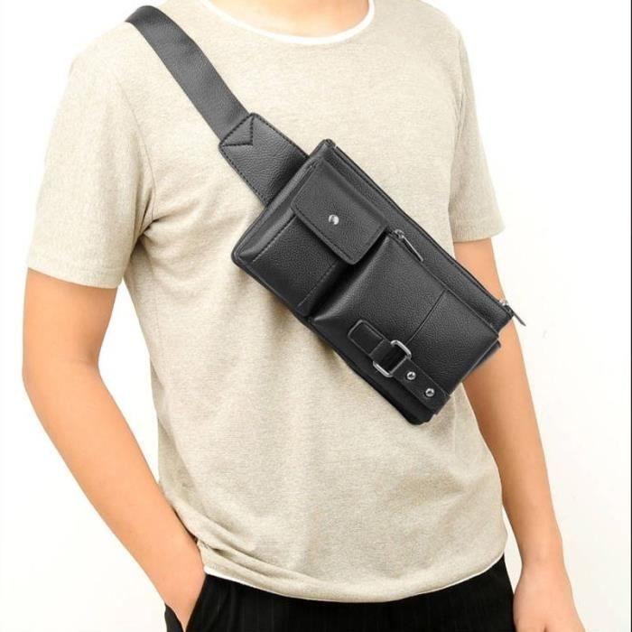 Sac Banane Bandoulière Tablet MI PAD - iPAD Mini - GALAXY TAB A 8.0 Pour HASEE W960S > Noir