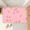 Cherry Blossom Art Pattern Hallway Carpet Non-Slip Laundry Room Mat Laundry Decor Balcony Child Living Room Bedside Area Rugs