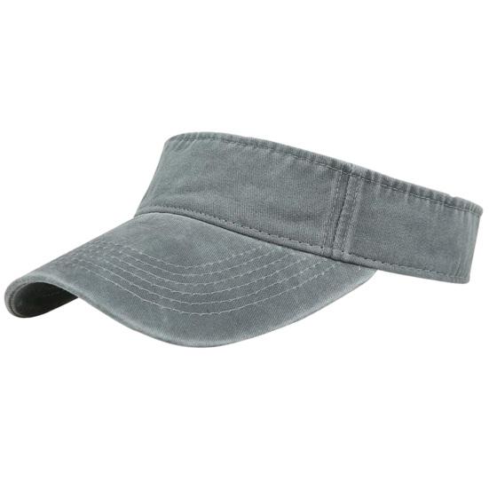 Yousheng Empty Top Baseball Cap, Retro Washed Style UV Protection Hat with Extended Curved Brim, Summer Hat for Travel Hiking Outdoor Sports