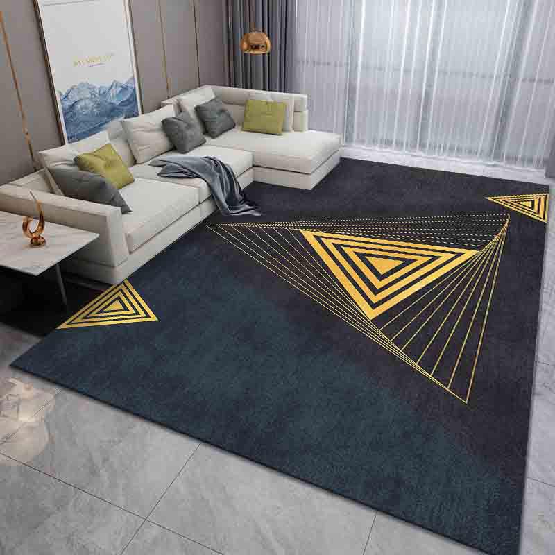 Light Luxury Printed Carpet for Home Living Room Coffee Table Bay Window Bedroom Japanese Style Carpet