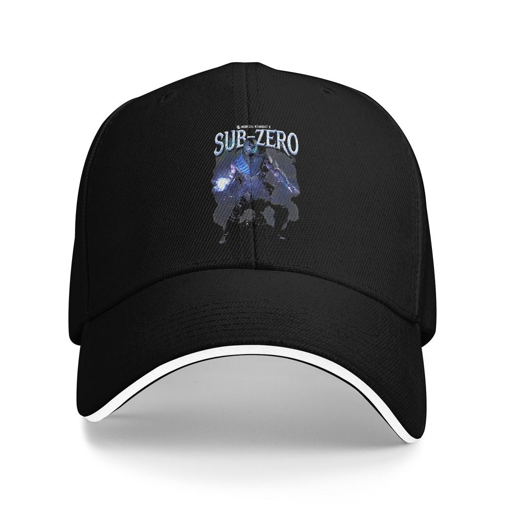 Mortal Kombat Character Baseball Cap Vintage  Sandwich Hats Unisex Adjustable Sun Cap Workouts