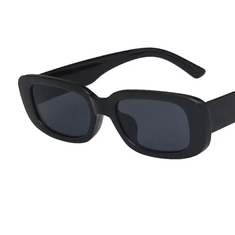 Vintage Oversized Sunglasses Women Retro Brand Big Frame Sun Glasses Female Black Yellow Ins Style Square Glasses Oculos De Sol