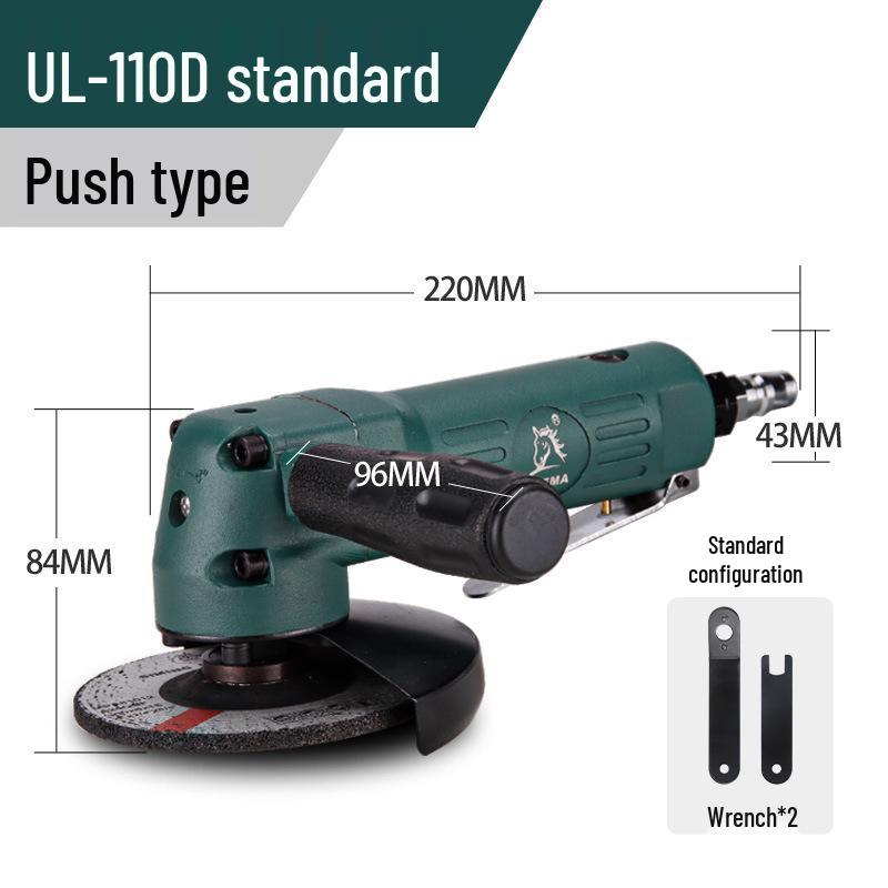 

ULEMA 4 Industrial Pneumatic Angle Grinder & Cutter 100mm - Air-Powered Grinding & Polishing Tool