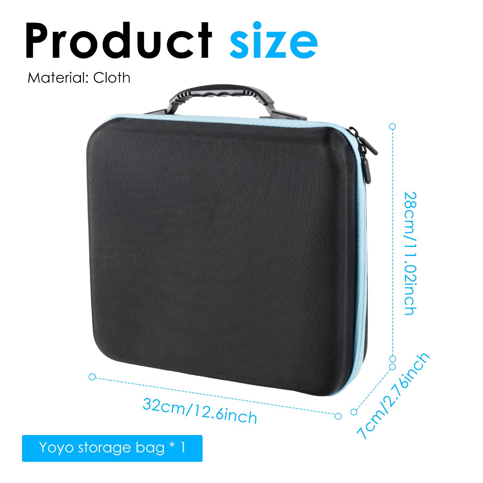 

Portable Yoyos Ball Storage Bag 16/32 Holes Professional Yoyo Case with Zipper Shockproof Holder for Collection Competition