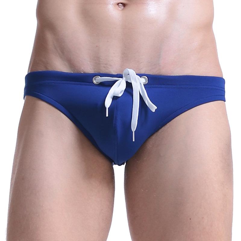 Aibc Men's Bikini Triangle Swim Trunks: Semi-Gloss, Stretchy Fabric, Pool & Sports Casual.