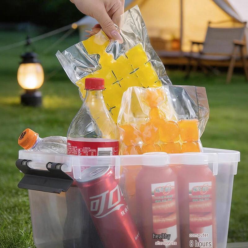 Self-Sealing Disposable Ice Cube Bags