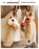 Year of the Horse Akhal-Teke White Horse Plush Keychain - Small Pendant Toy & New Year Gift