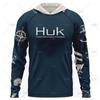 HUK Long-sleeved Hooded Fishing Suit With UV Sun Protection UPF50 + Luya