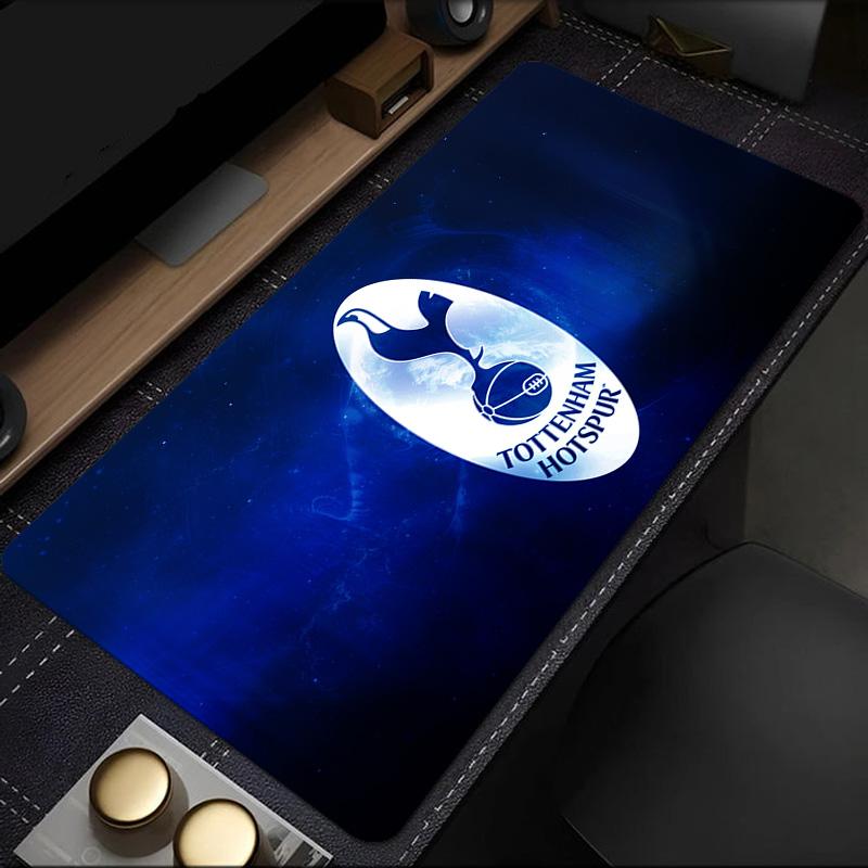 Tottenham Hotspur Crest mouse pad, rubber base, esports desk mat, mouse pad for gamers and office use, gaming desk , easy to clean mat
