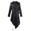 Men Irregular Cosplay Costumes Punk Gothic Steampunk Long Sleeve Hooded  Street Punk Vintage Jackets Irregular Trench Coat New