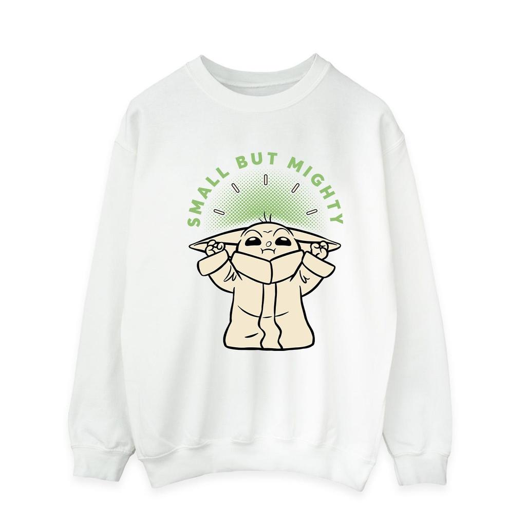 Star Wars Mens The Mandalorian Small But Mighty Grogu Sweatshirt