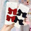 2Pcs Sweet Hair Accessories Little Girl Kids Hair Clips Bow Headgear Baby Hairpins Bowknot Barrettes