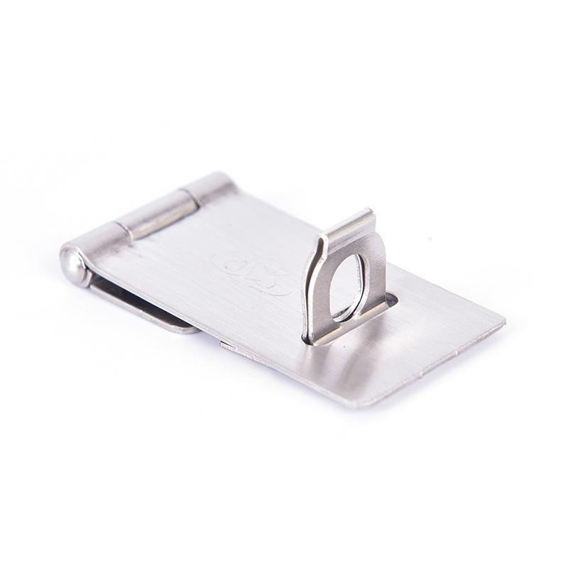 Portable Home Stainless Steel Hasp Door Lock Buckle Locker Latch Bolt Secure F~ Portable Home Stainless Steel Hasp Door Lock Buckle Locker Latch Bolt Secure F~