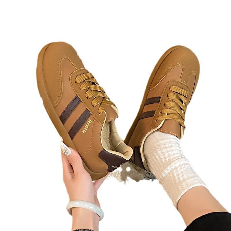 Pantofi de damă retro cu platformă, toamnă, noi, cu talpă plată, sport casual, pantofi de skateboard, la modă