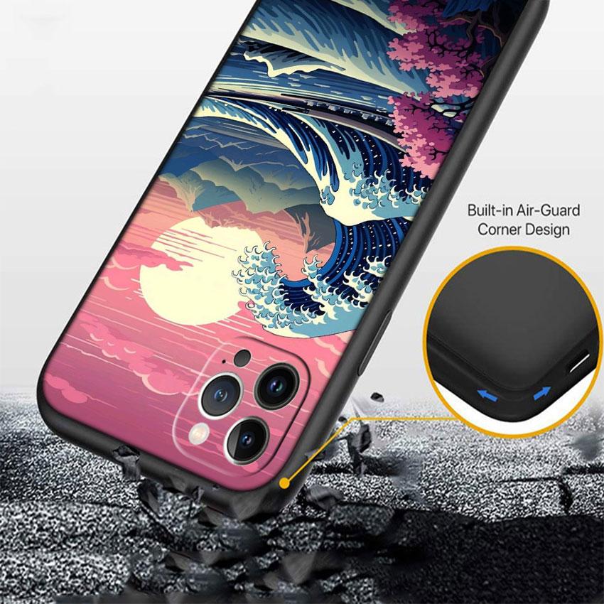 QT21 Great Wave Off Kanagawa New High-End Phone Case for Redmi Note 6 7 8 9 8T 9T 9S Pro Max 8A 9A 9C Prime NFC
