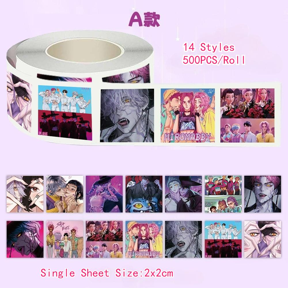 Kawaii Anime K-pop Demon Hunter Stickers Cartoon Sealing Decals Waterproof DIY Scrapbooking Stationery Cute Sticker Gifts