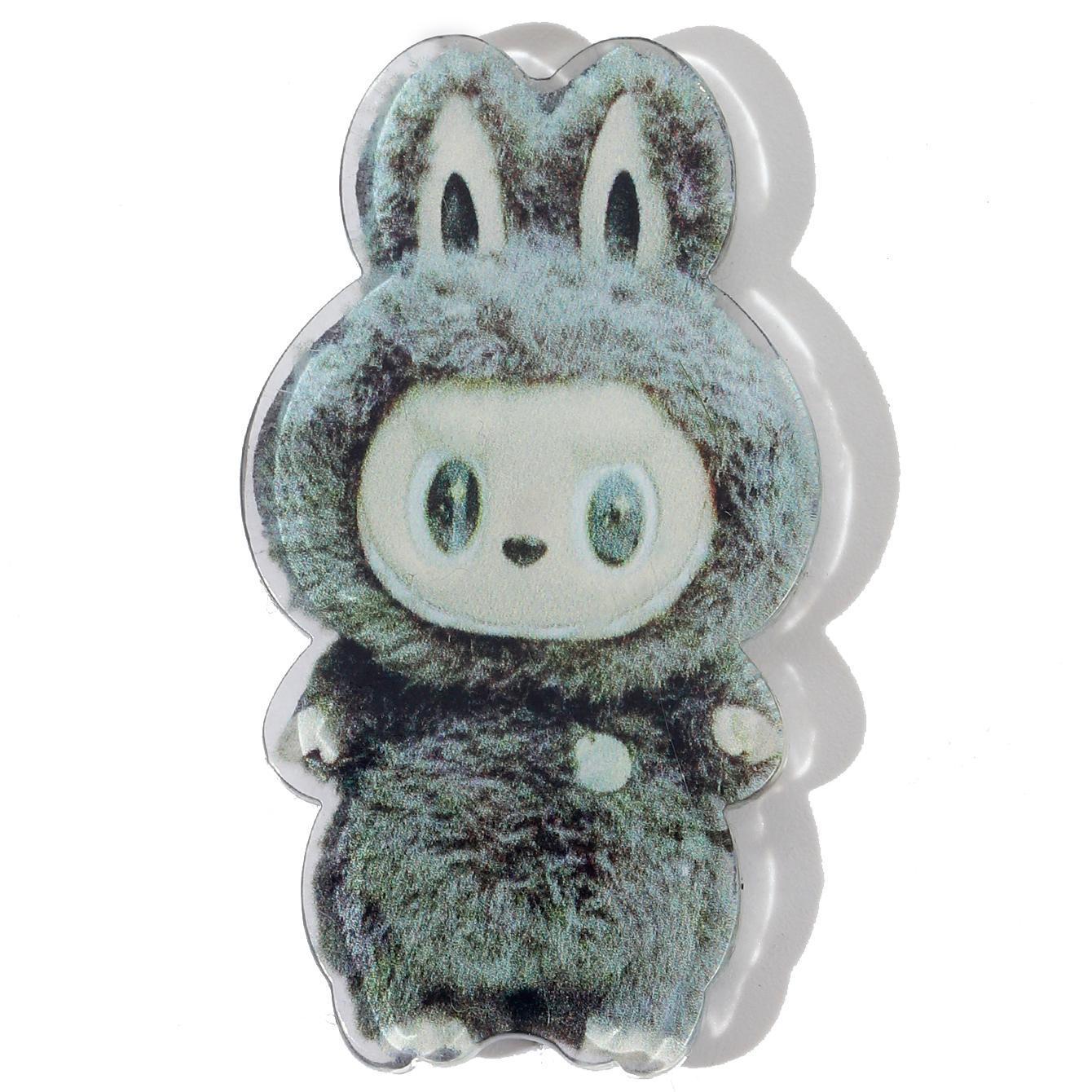 

Металлическая эмалевая брошь Лабубу Эльф - Мультяшный аниме значок для студенческих рюкзаков и аксессуар для одежды.