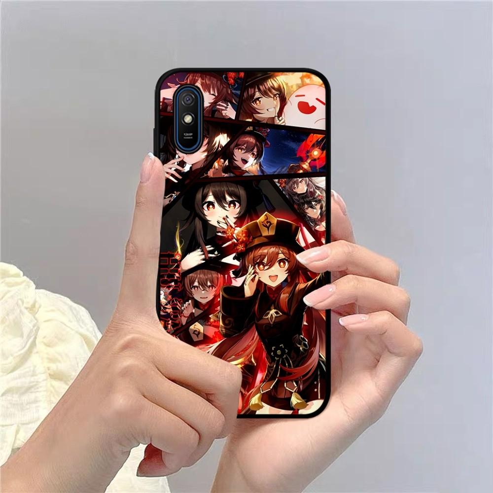 Genshin Impact Hu Tao Phone Case For Redmi 5 6 7 8 9 10 Plus Pro 6 7 8 9 A GO K20 K30 K40 Pro Plus F3 Fundas
