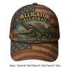 Cotton Outdoor Sun Hat Sun Protection Casual Baseball Cap Breathable Crocodile Alcatraz Streetwear Cap for Hiking Camping Picnic