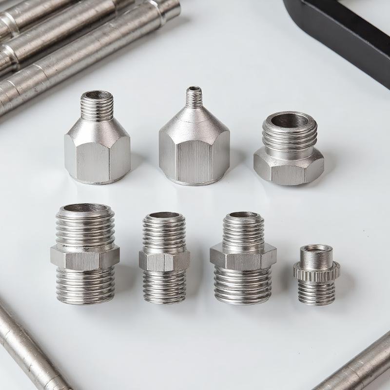 1Pc Airbrush Adaptor Fitting Accessories Replacement Part Coupling Connector Tool For Compressor And Air Brush Hose
