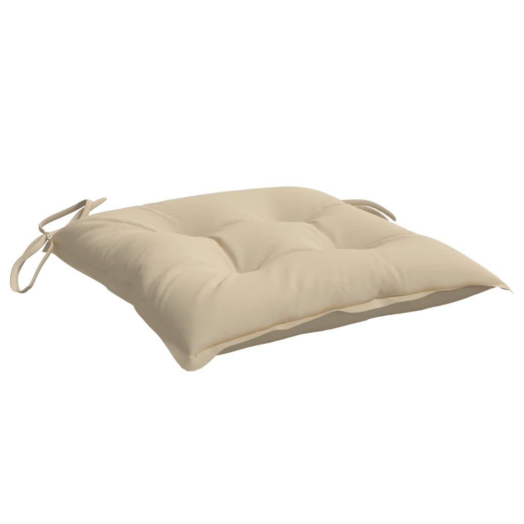 Pallet Cushions 6 pcs Beige 50x50x7 cm Oxford Fabric