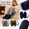 Heated -Lined Indoor Slipper Socks with Constant Temperature for Home Use