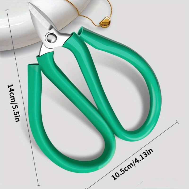 

1Pc Professional Golden And Silver Jewelry Scissors with Reinforced Rivets And Heat-Treated Cutting Edge-Industrial Carbon Steel White