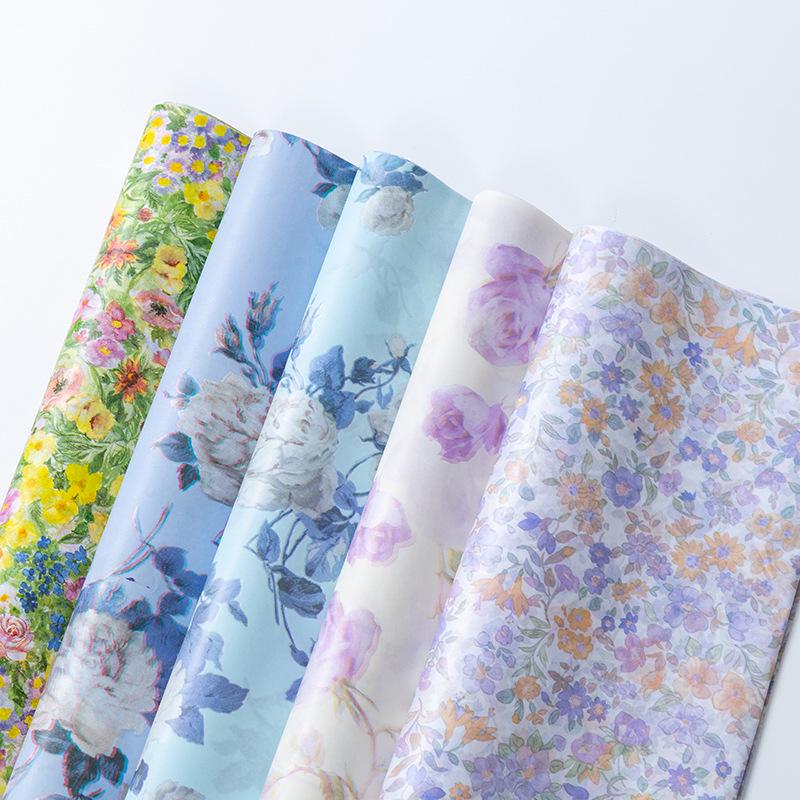 Pearlescent Paper for Fresh Flower Wrapping, High-End Floristry Decor, DIY Base Lining Paper