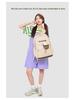 Stylish Solid Color Backpack for Middle and College Girls: Korean-Inspired, Large Capacity