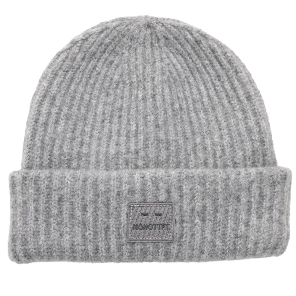 New Style Slouchy Beanie Hats Winter Warm Cap Y2K Cap For Women Solid Color Face Patch Winter Knitted Girl Hats Gift