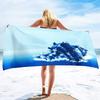 Shell Beach Towels Sand Free Bathroom Towel Soft Oversized Absorbent Dry Fast for Swimming Pool Towel