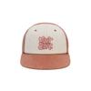 VARZAR Graffiti Two-Tone Ordinary Ball Cap Brown